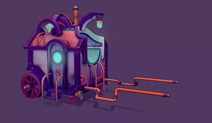 Stylized Wagon