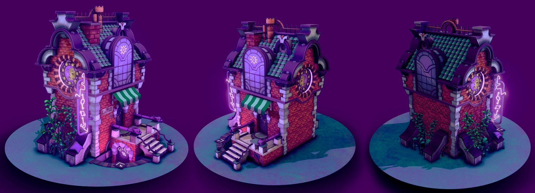 Stylized Shop Low-poly 3D model_8