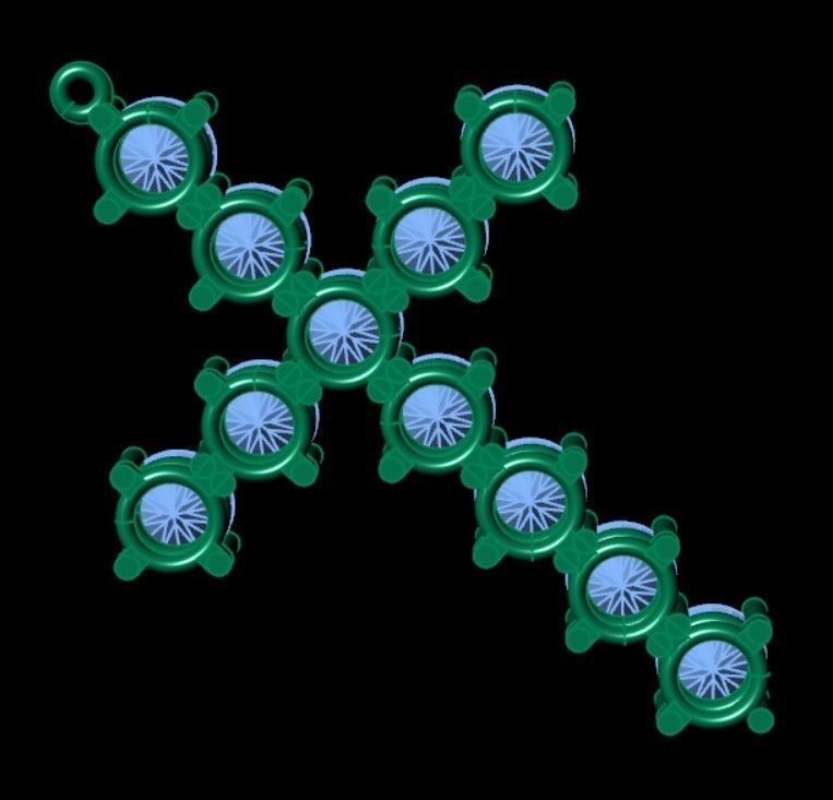 KUTSAL PIRLANTA HAC KOLYE 3DM STL OBJ FBX 3D BASKI MODELI 3D print model_2