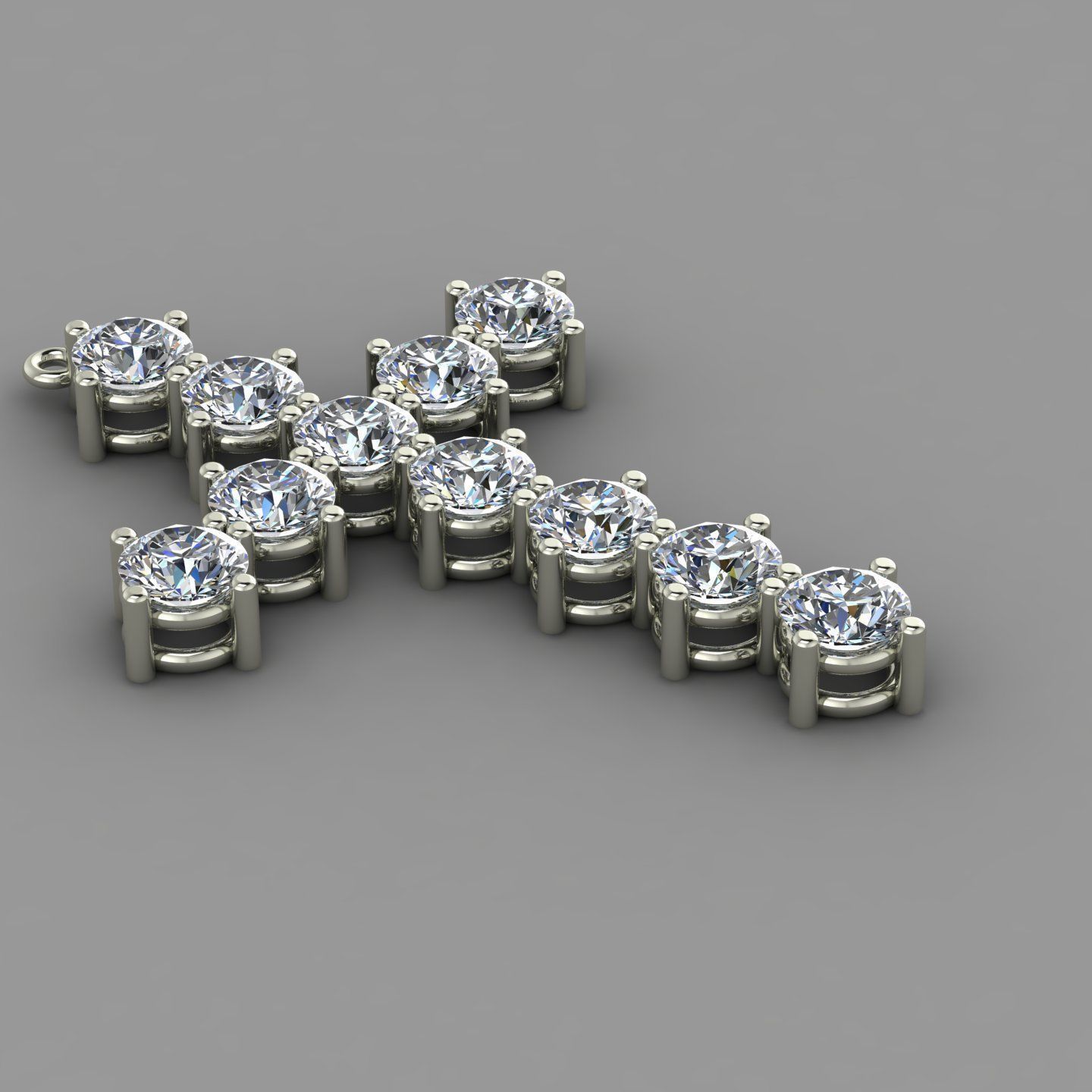 KUTSAL PIRLANTA HAC KOLYE 3DM STL OBJ FBX 3D BASKI MODELI 3D print model_3