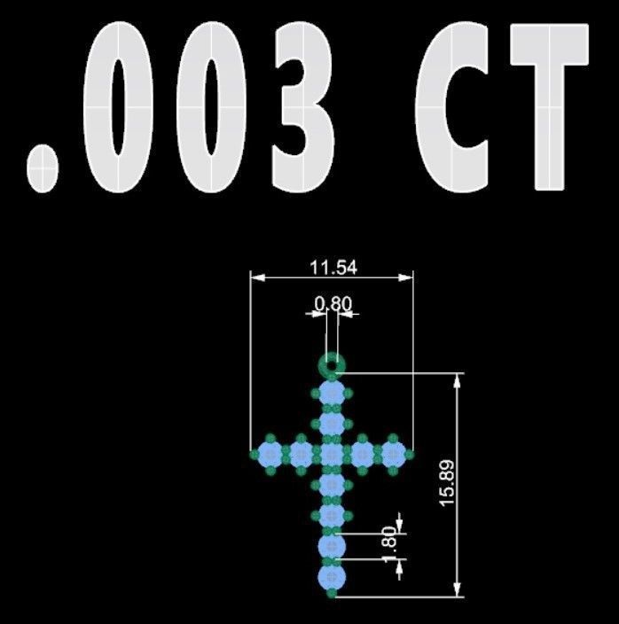 KUTSAL PIRLANTA HAC KOLYE 3DM STL OBJ FBX 3D BASKI MODELI 3D print model_7