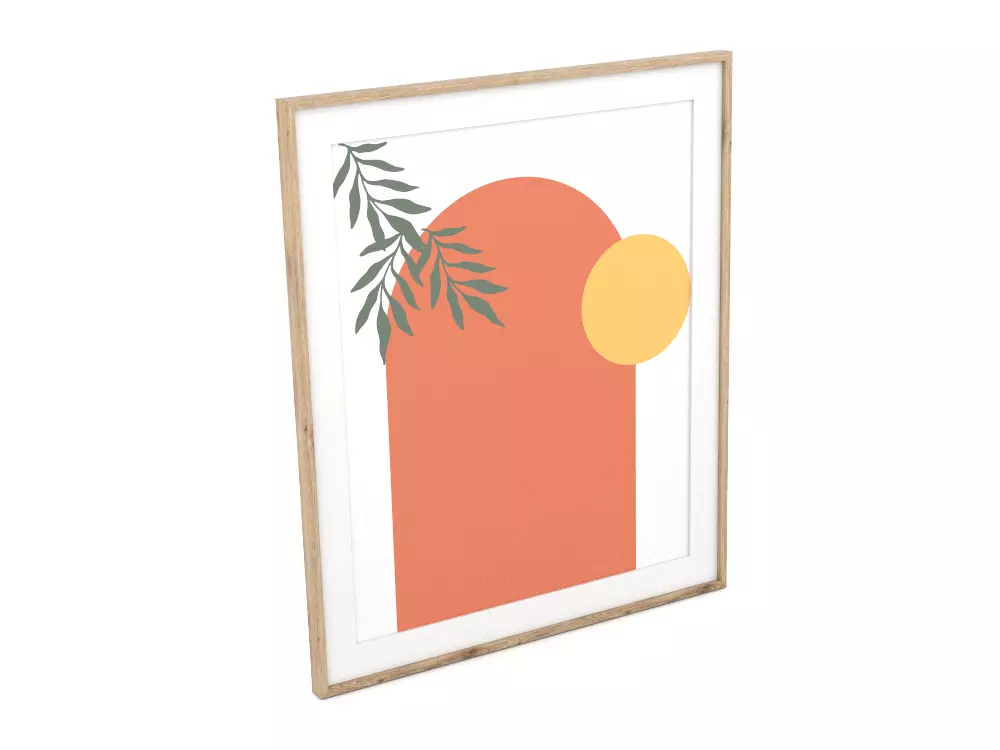 PICTURE SET ORANGE 3D model_0