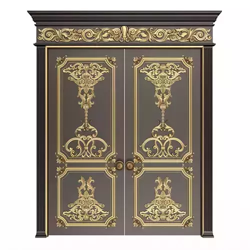 Carved Door Classic 0801 Black