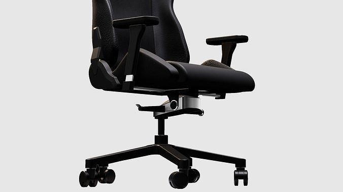 High-Performance Gaming Office Chair 3D model 6