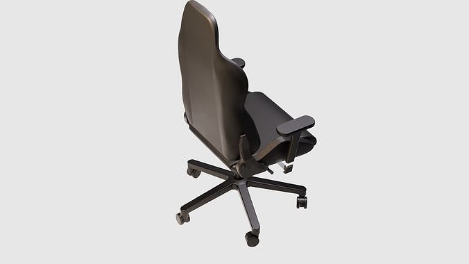 High-Performance Gaming Office Chair 3D model 3