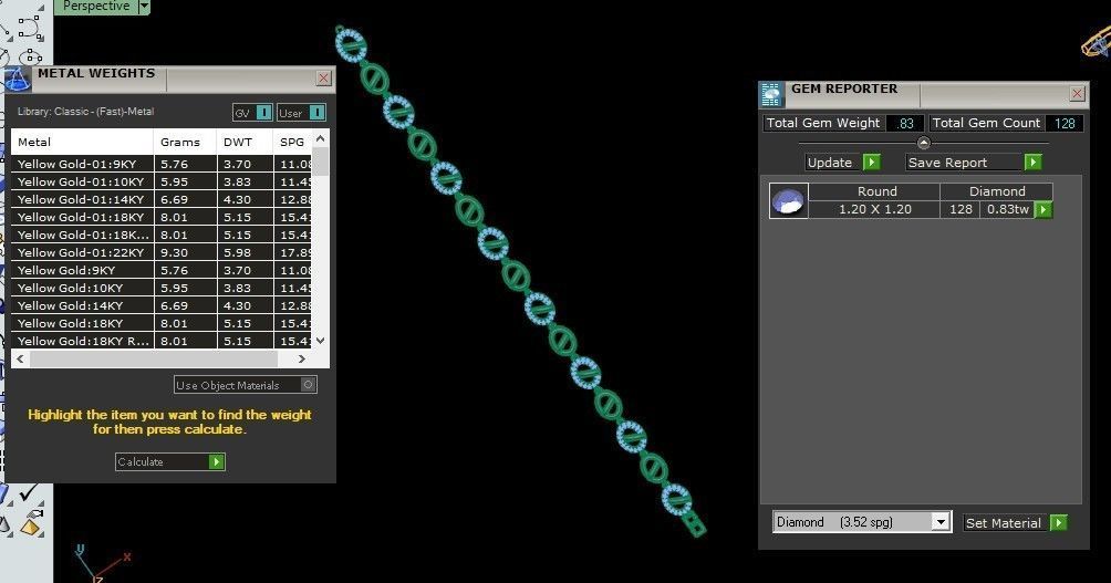 50 Light Weight Chain Bracelet 3dm stl details 1 render Pack 3D print model_30