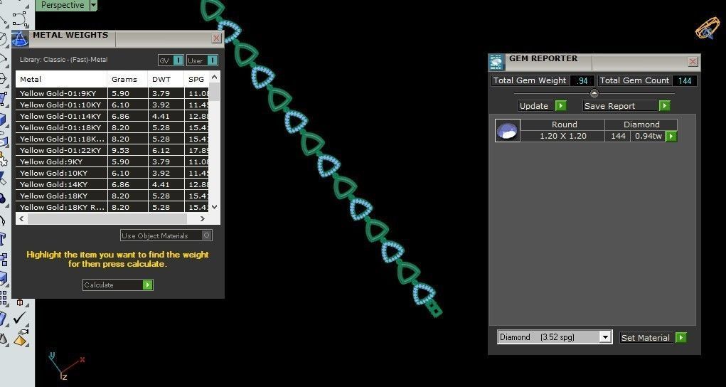 50 Light Weight Chain Bracelet 3dm stl details 1 render Pack 3D print model_54