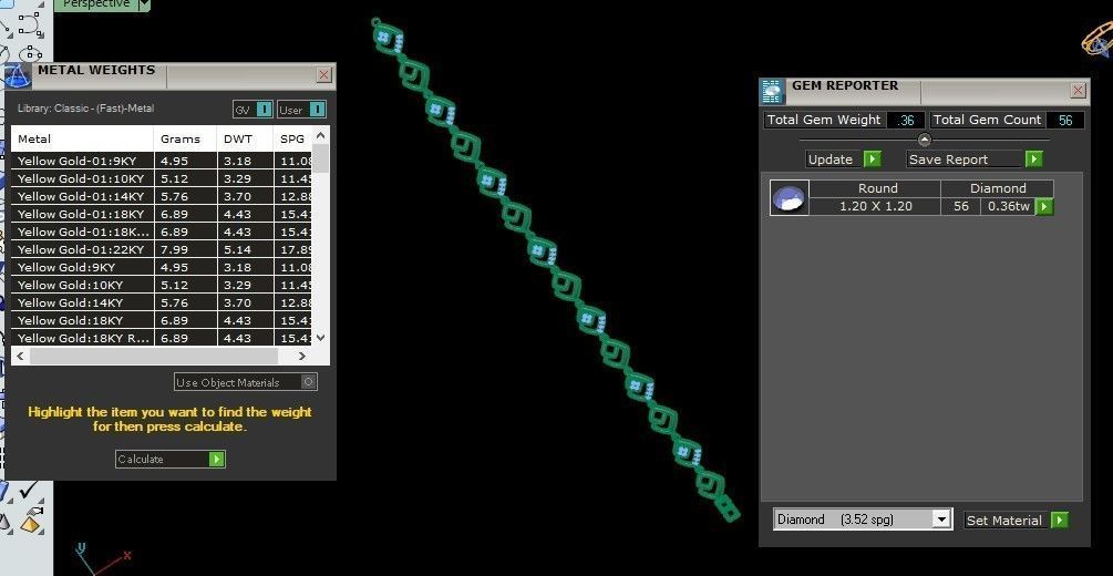 50 Light Weight Chain Bracelet 3dm stl details 1 render Pack 3D print model_36