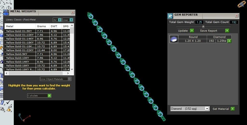 50 Light Weight Chain Bracelet 3dm stl details 1 render Pack 3D print model_38