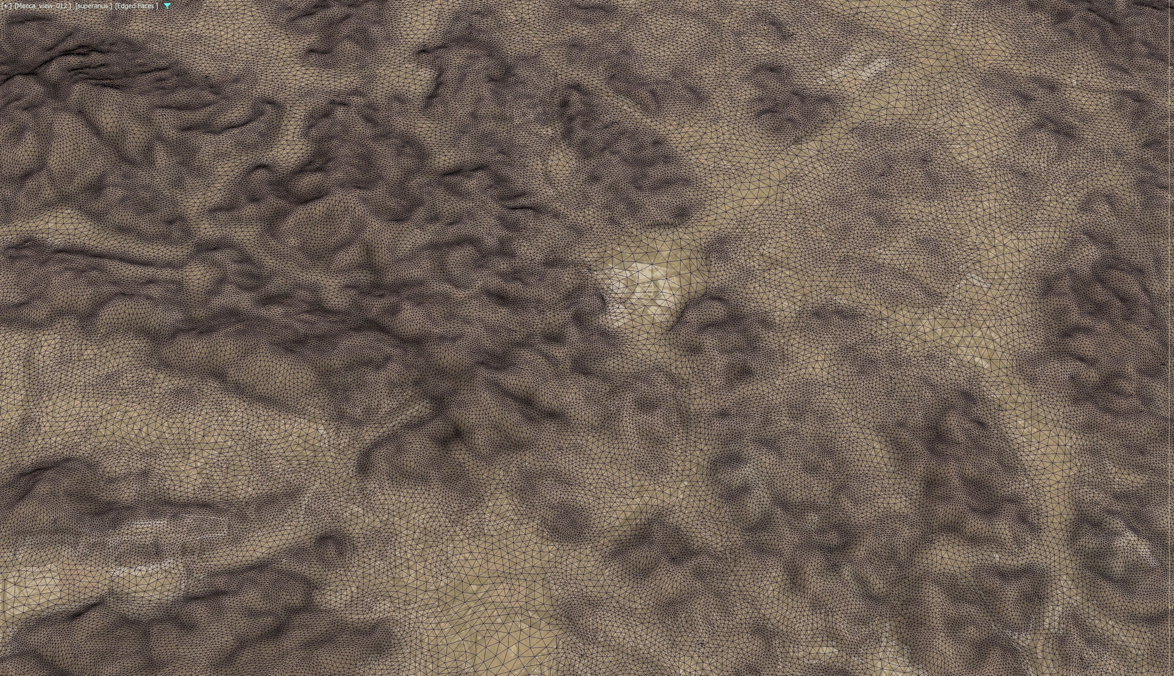 Mecca - 3D City Topography Terrain Low-poly 3D model_34