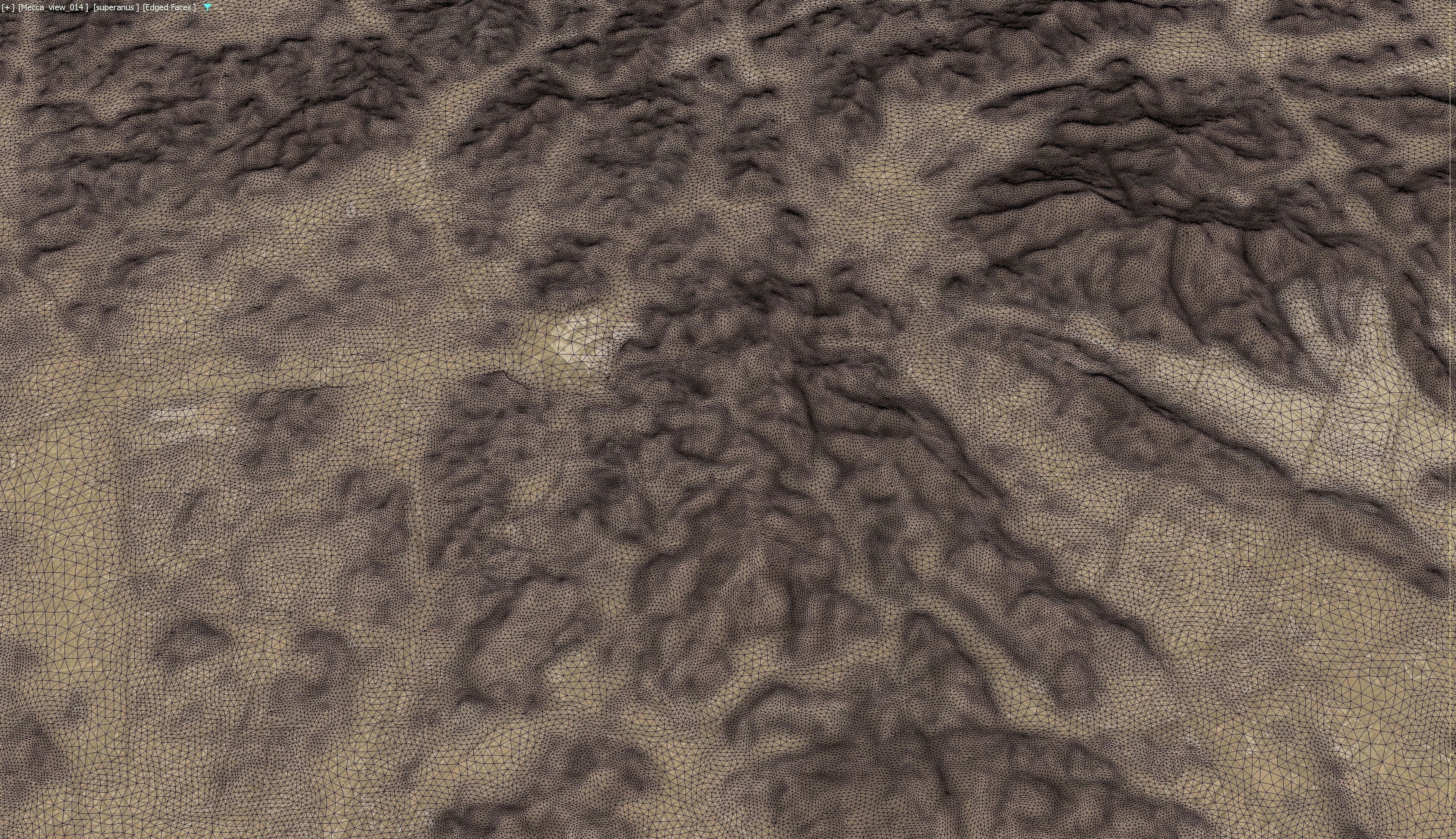 Mecca - 3D City Topography Terrain Low-poly 3D model_40