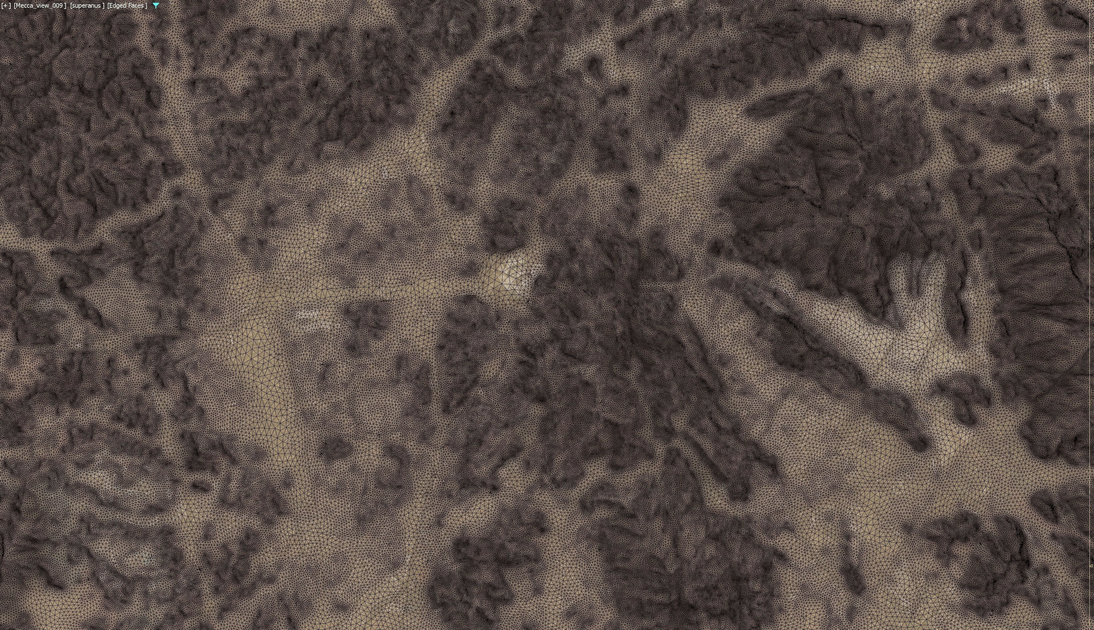 Mecca - 3D City Topography Terrain Low-poly 3D model_25