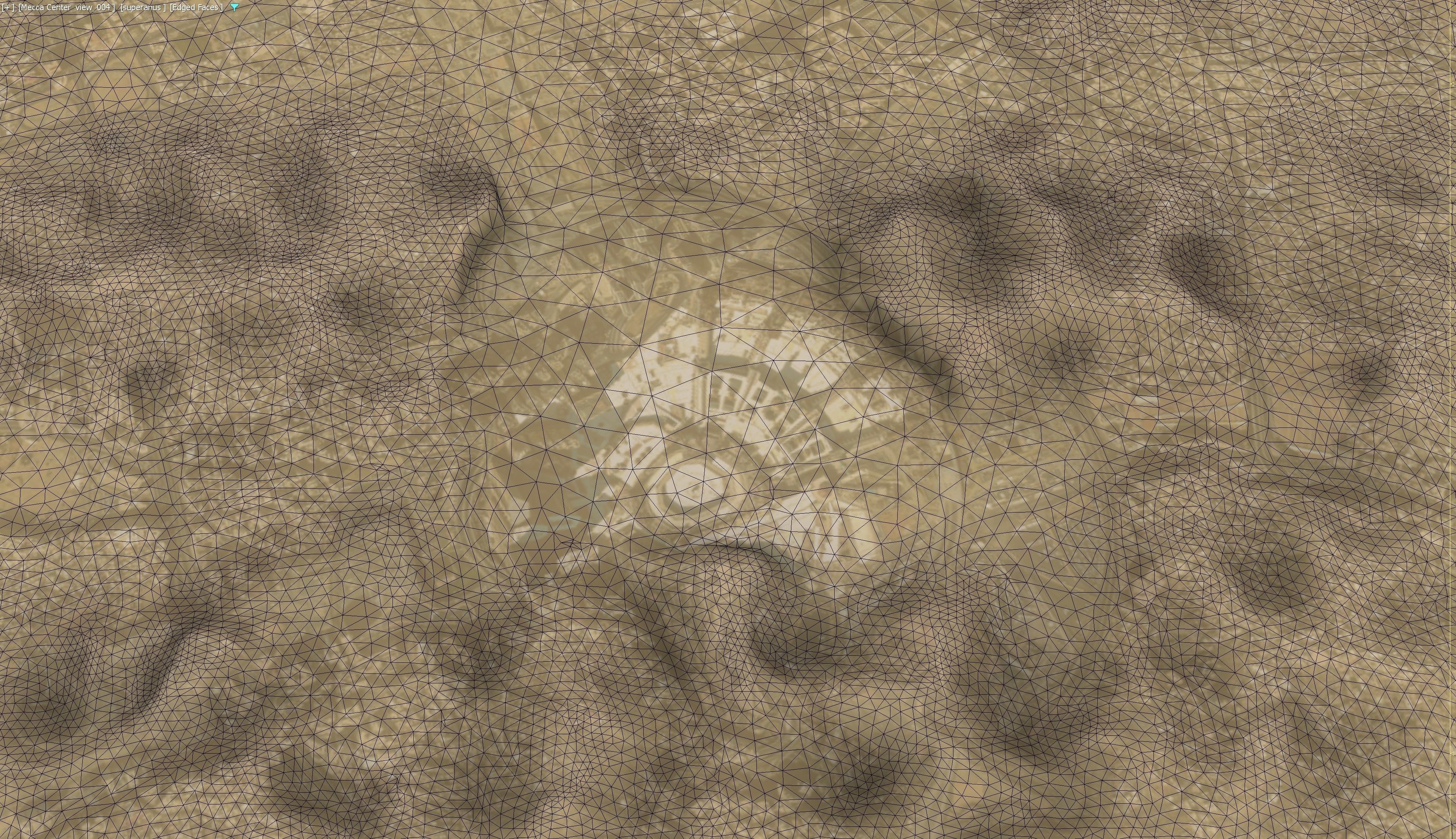 Mecca - 3D City Topography Terrain Low-poly 3D model_10