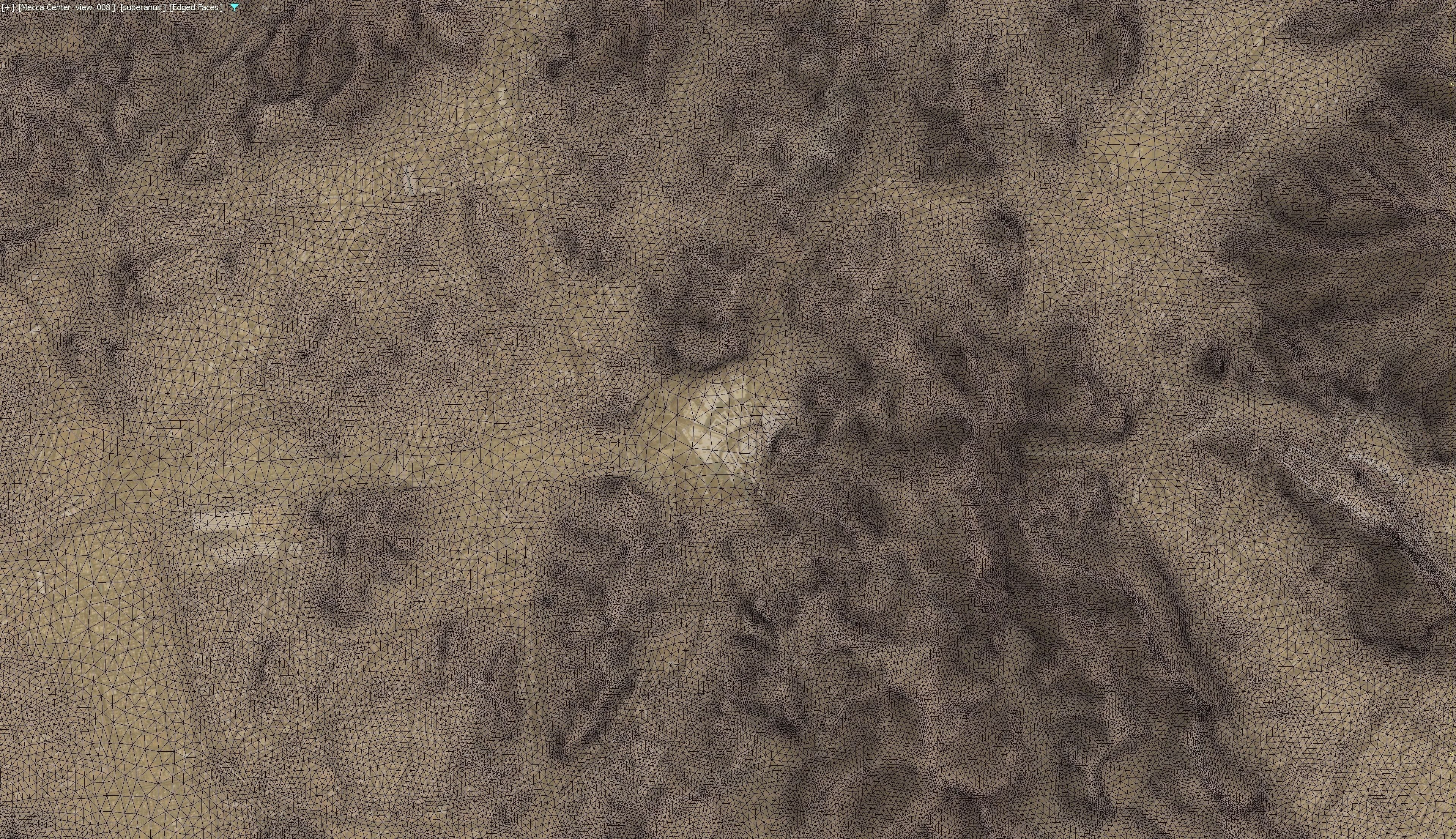 Mecca - 3D City Topography Terrain Low-poly 3D model_22