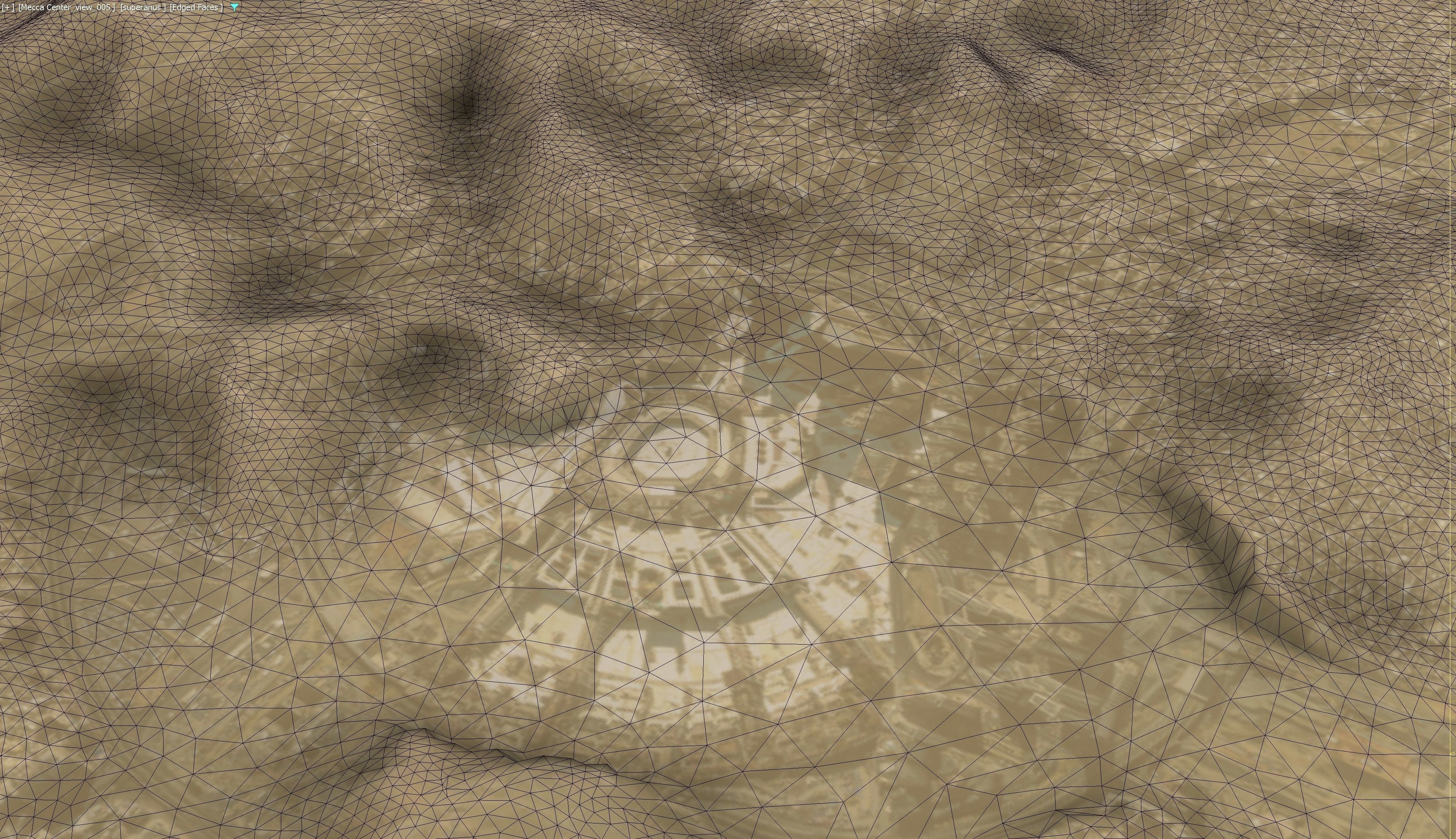 Mecca - 3D City Topography Terrain Low-poly 3D model_13