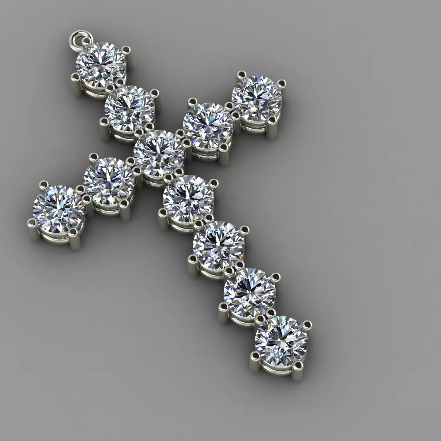 KUTSAL PIRLANTA HAC KOLYE 3DM STL OBJ FBX 3D BASKI MODELI 3D print model_0