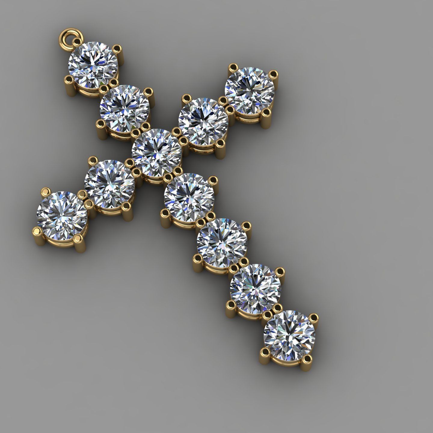 KUTSAL PIRLANTA HAC KOLYE 3DM STL OBJ FBX 3D BASKI MODELI 3D print model_15