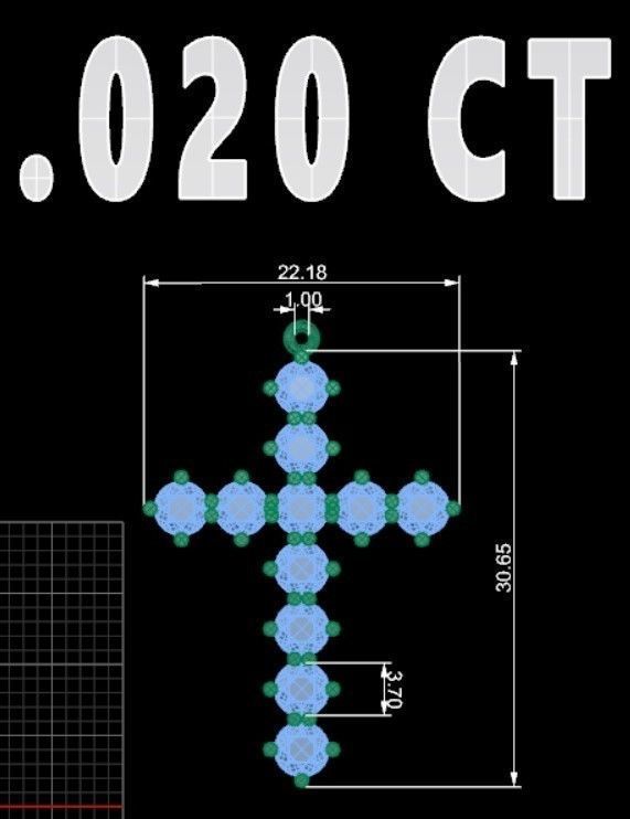 KUTSAL PIRLANTA HAC KOLYE 3DM STL OBJ FBX 3D BASKI MODELI 3D print model_2