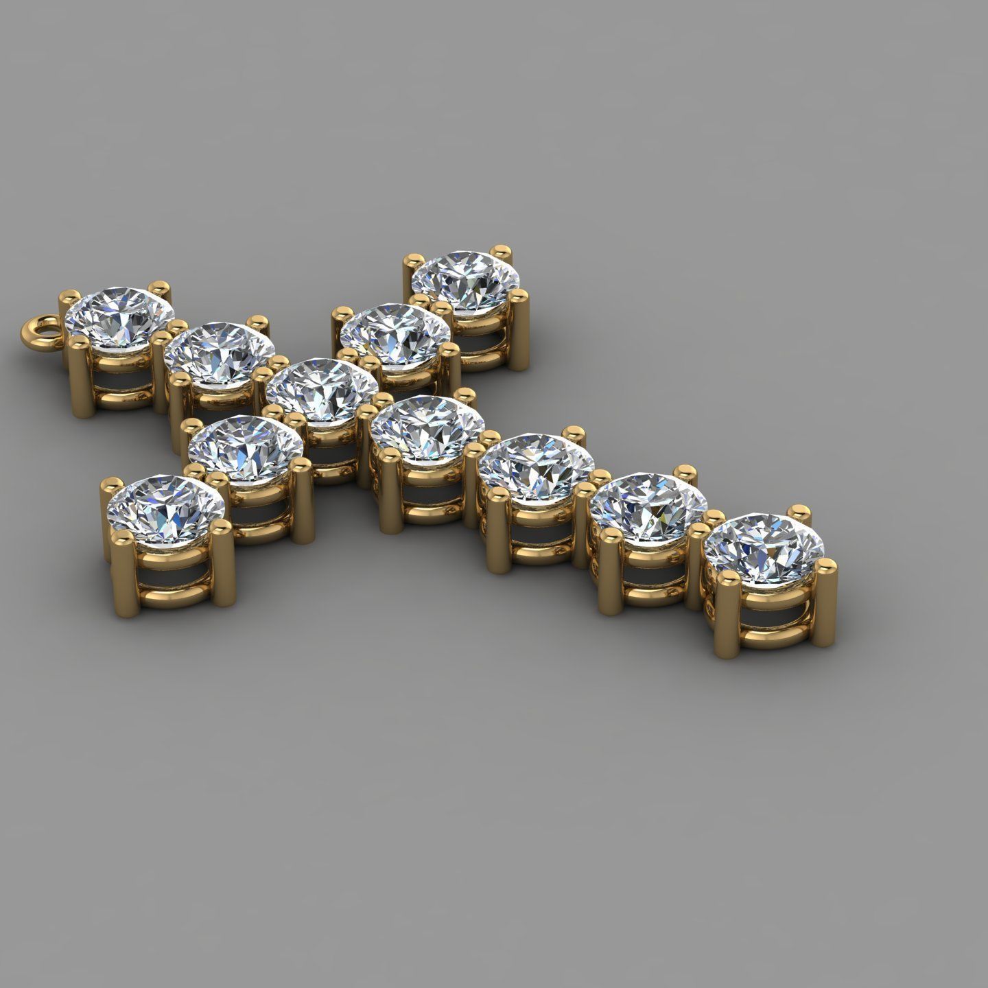 KUTSAL PIRLANTA HAC KOLYE 3DM STL OBJ FBX 3D BASKI MODELI 3D print model_14