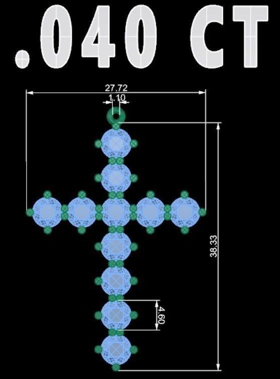 KUTSAL PIRLANTA HAC KOLYE 3DM STL OBJ FBX 3D BASKI MODELI 3D print model_8