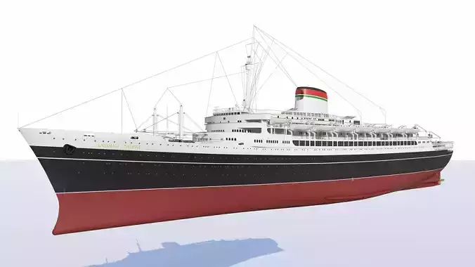 SS Andrea Doria 3D model