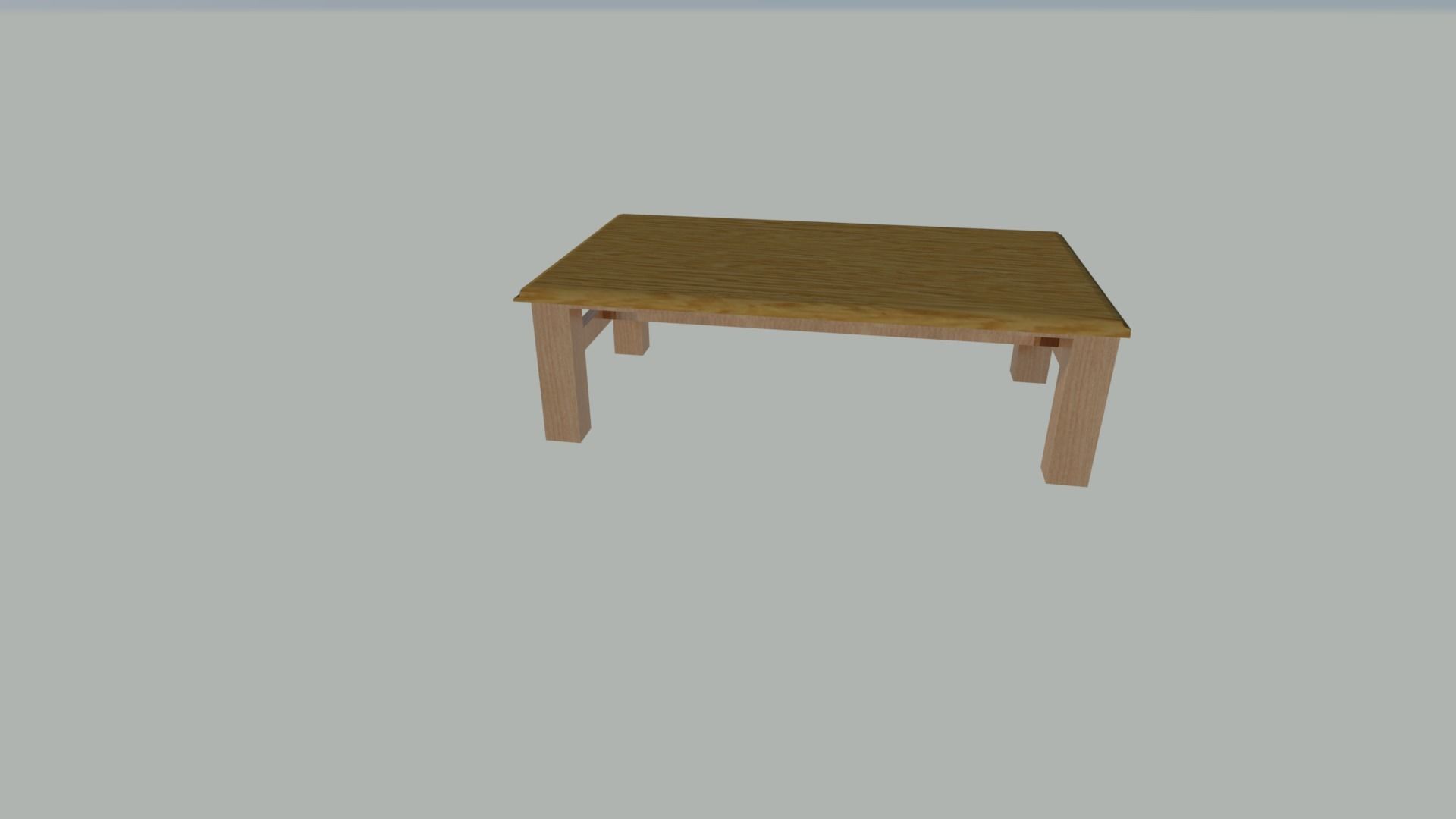 Table 3D model Low-poly 3D model_3