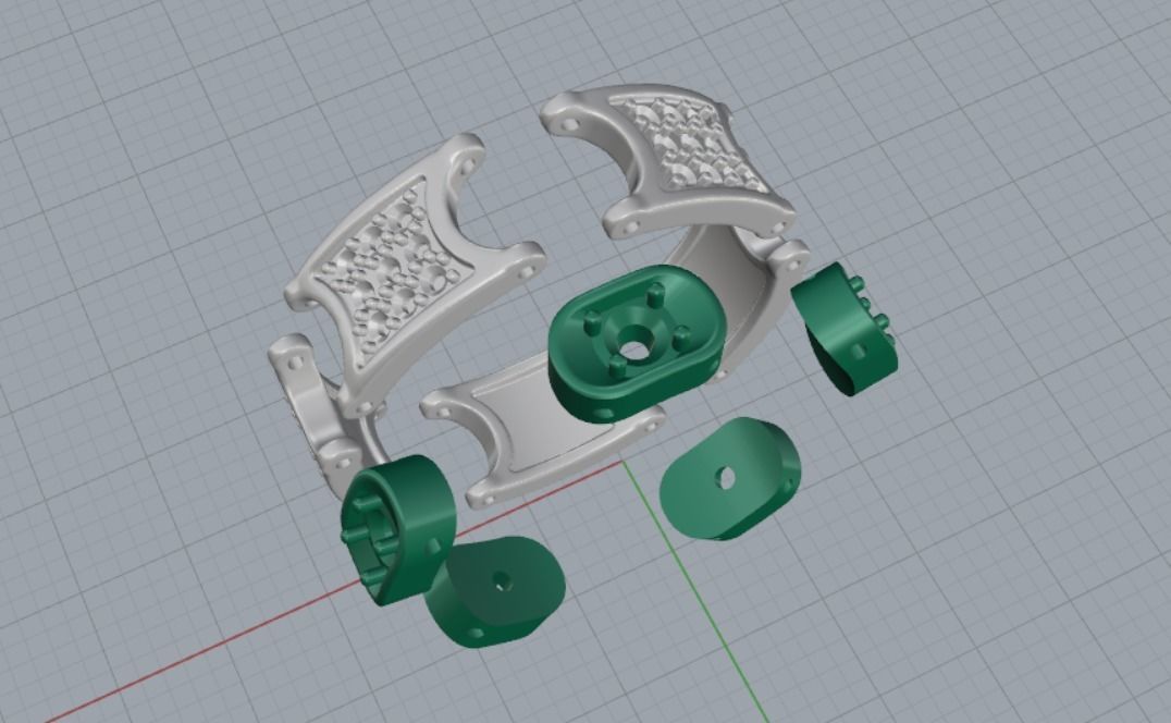 mens wedding ring 3D print model_7