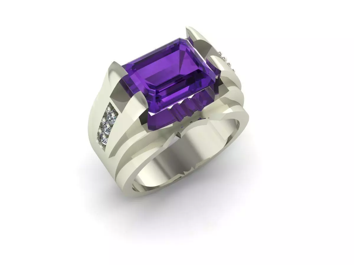 rings 3D print model_0