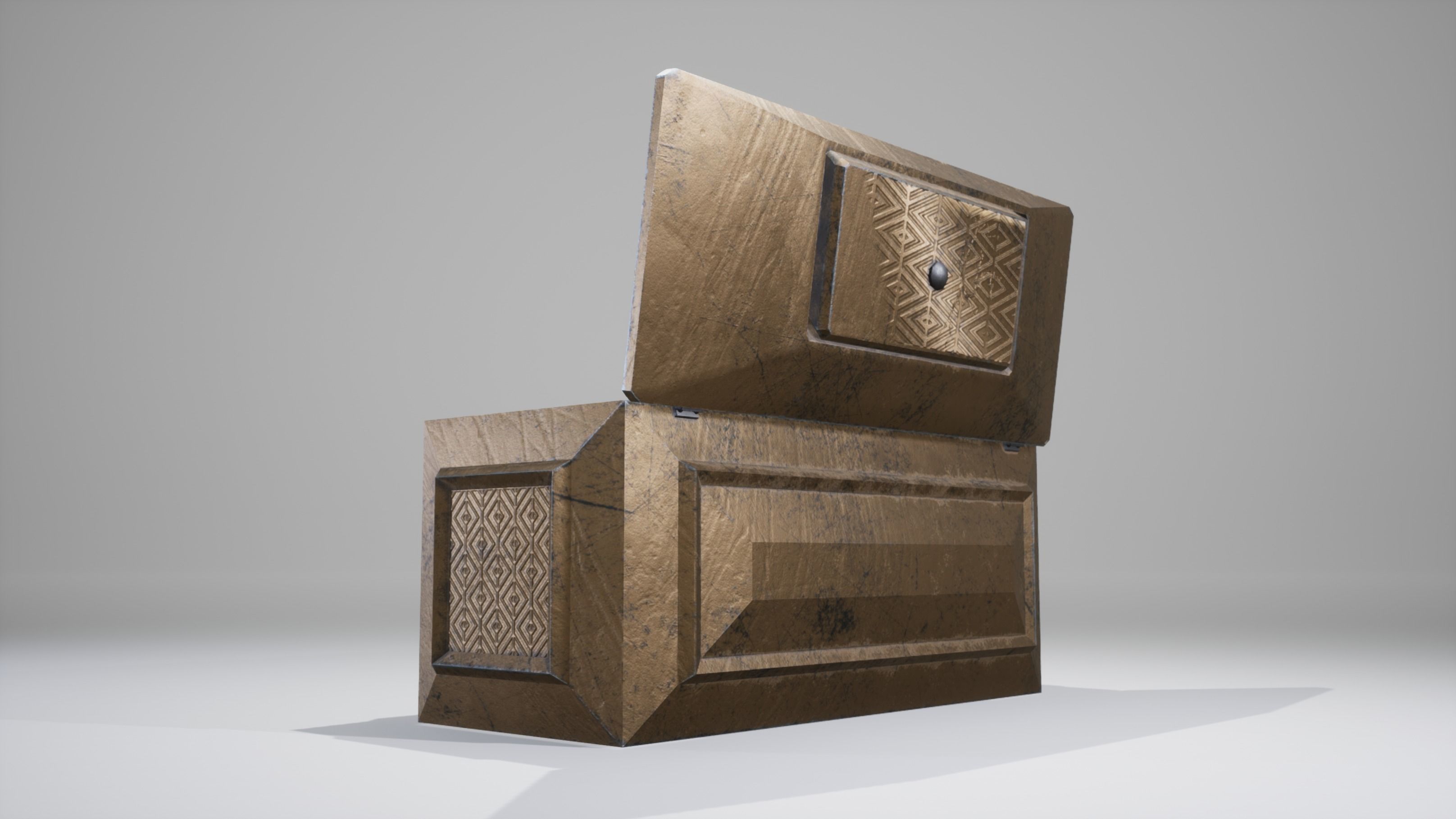 Chest Model Pack 1 Low-poly 3D model_6