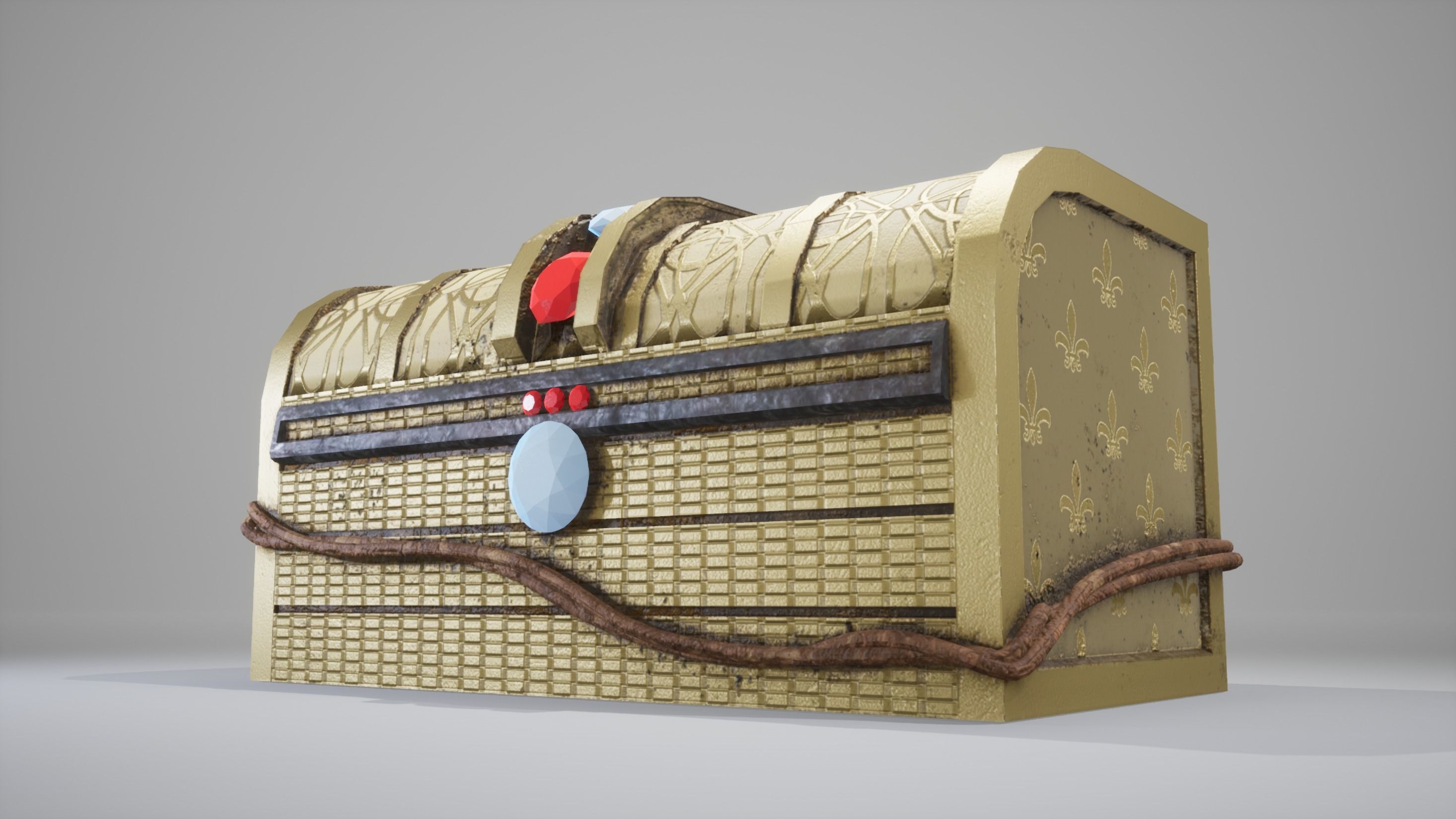 Chest Model Pack 1 Low-poly 3D model_21