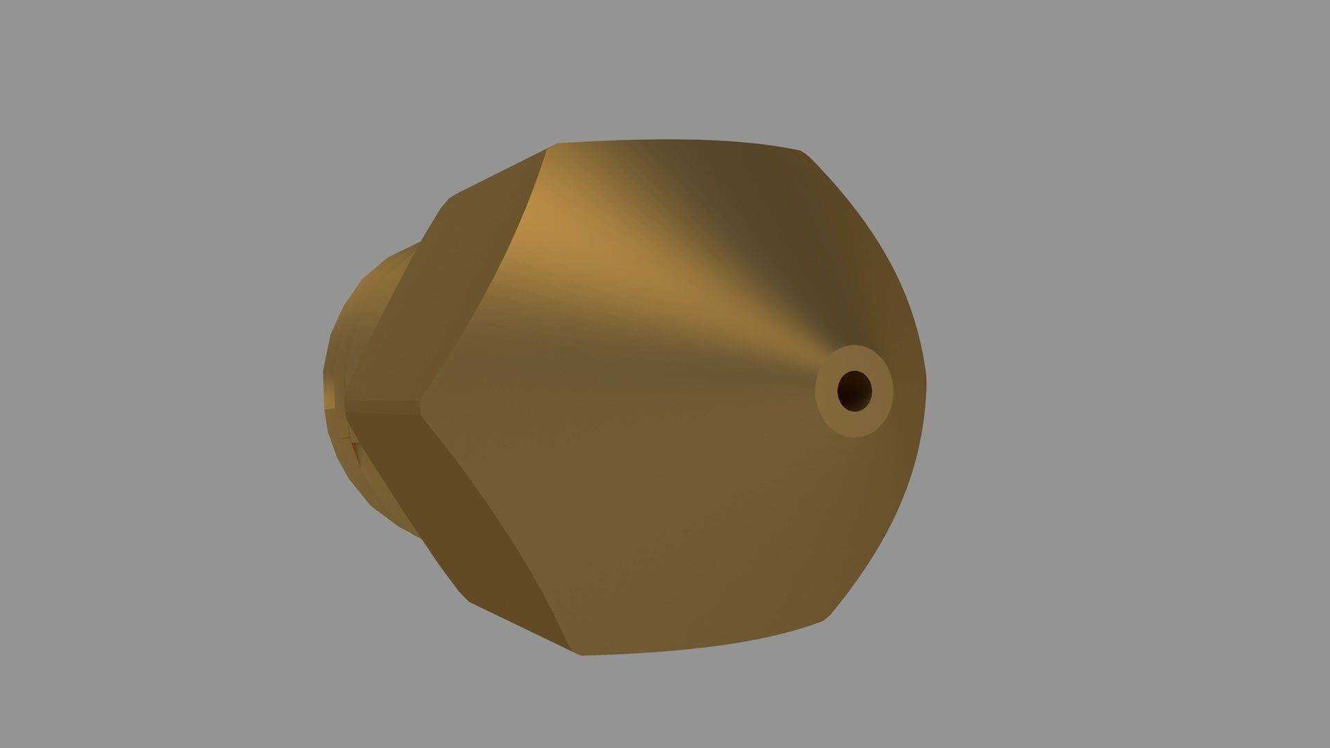 3D Printer Nozzle - Real size 3D model_3