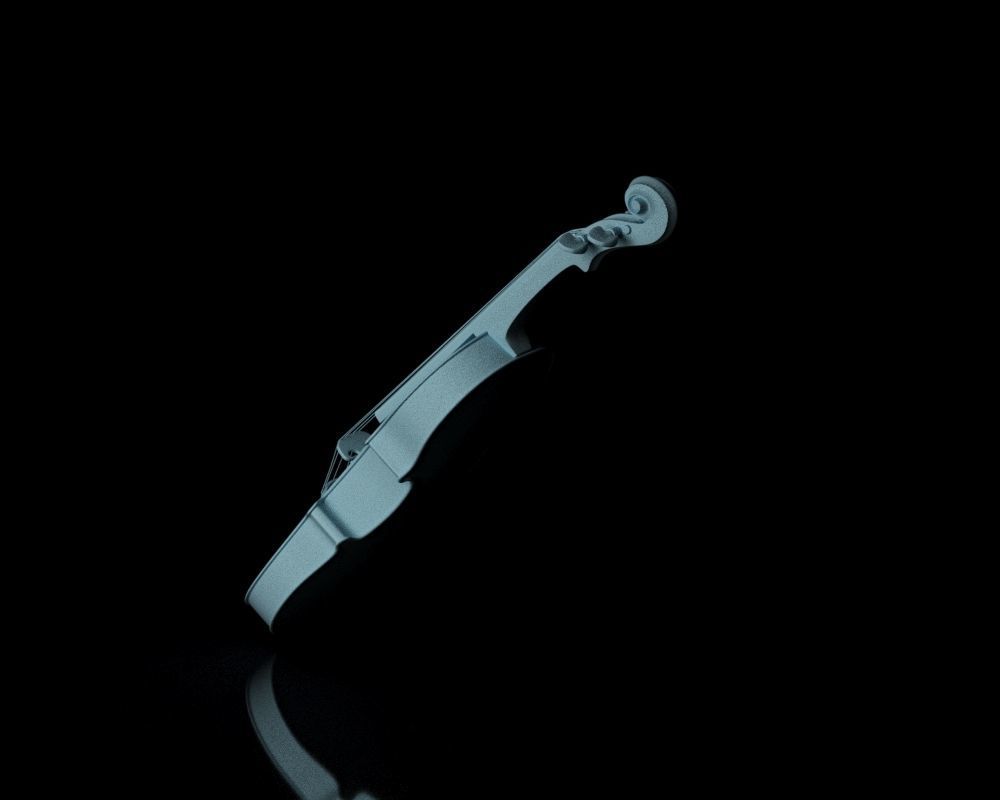 S00045 Violin Low-poly 3D model_18