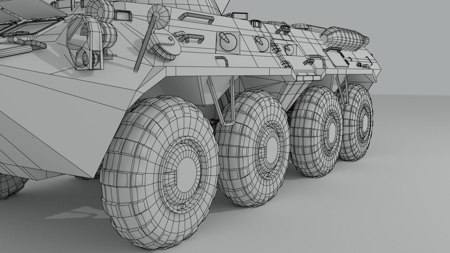 BTR-82 Soviet-Russian APC 3D model_32