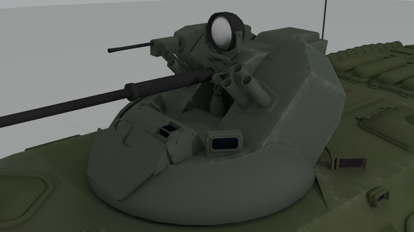 BTR-82 Soviet-Russian APC 3D model_16