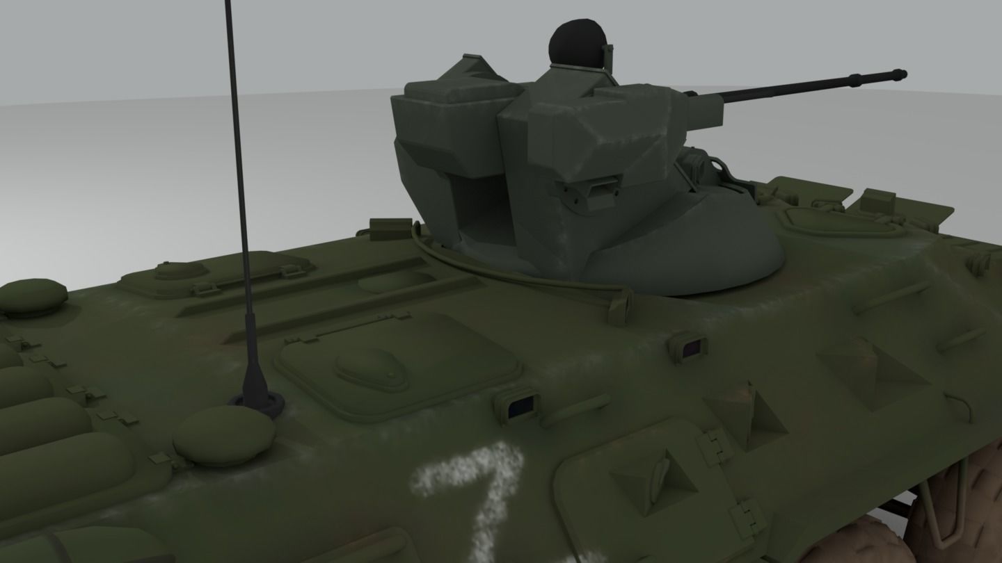 BTR-82 Soviet-Russian APC 3D model_20