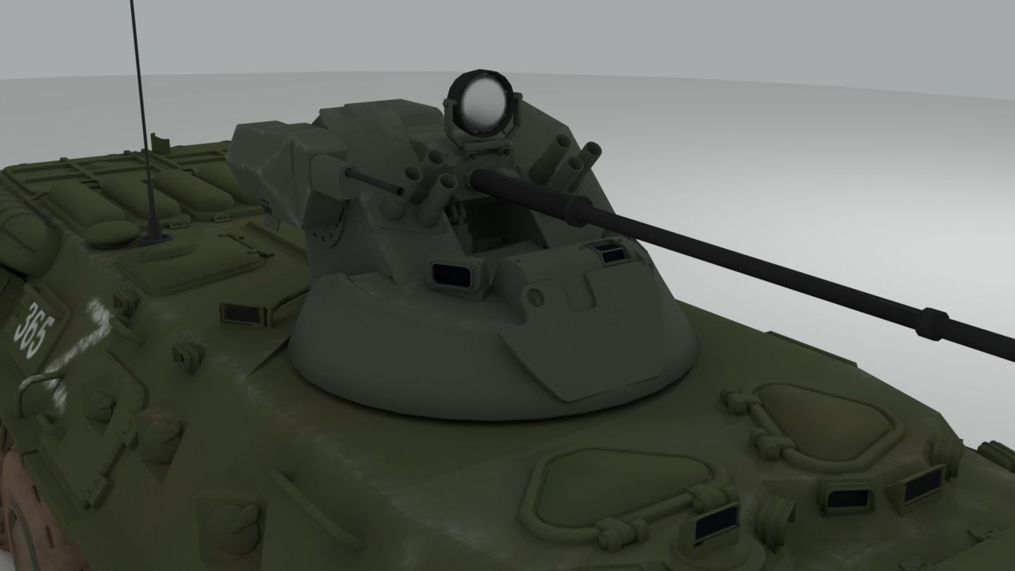 BTR-82 Soviet-Russian APC 3D model_15