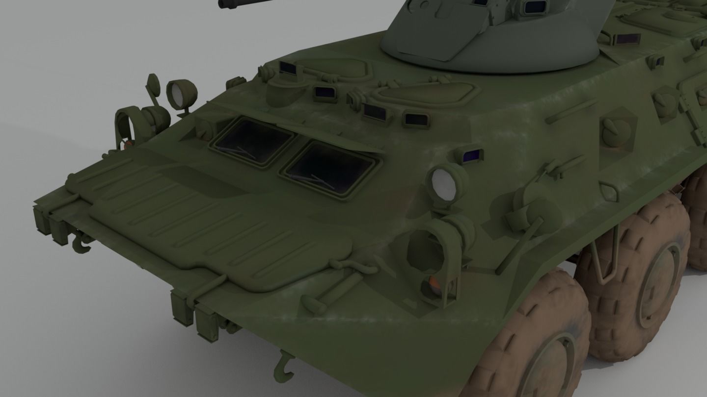 BTR-82 Soviet-Russian APC 3D model_12