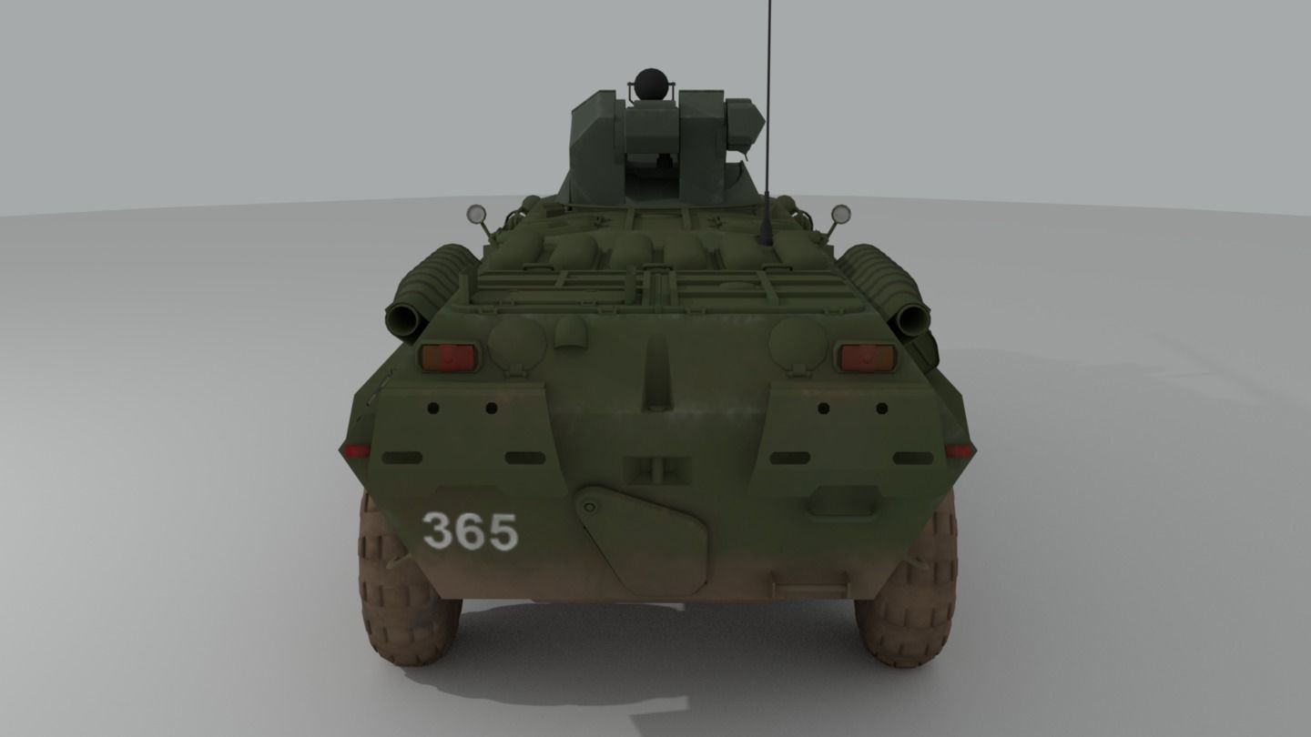 BTR-82 Soviet-Russian APC 3D model_6