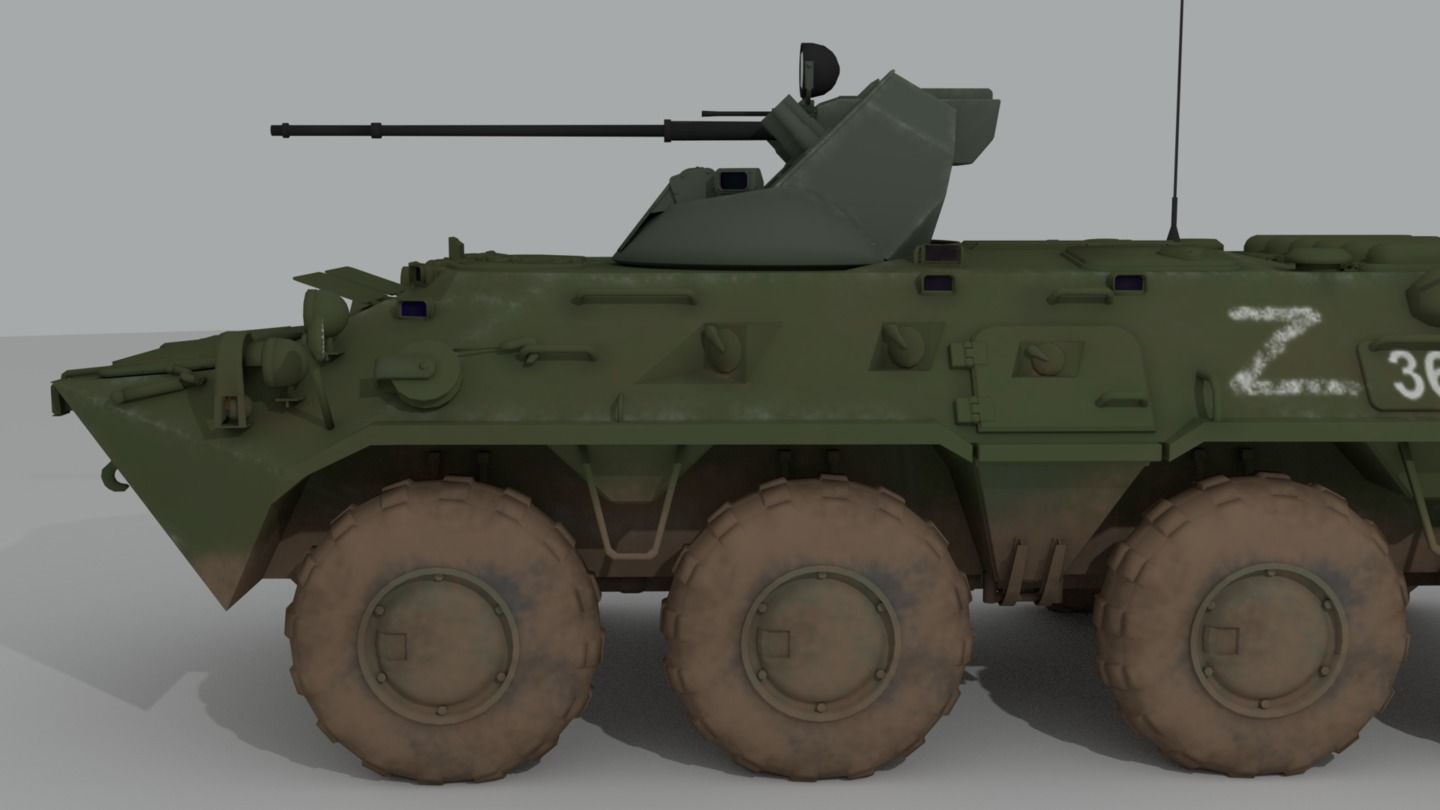 BTR-82 Soviet-Russian APC 3D model_17