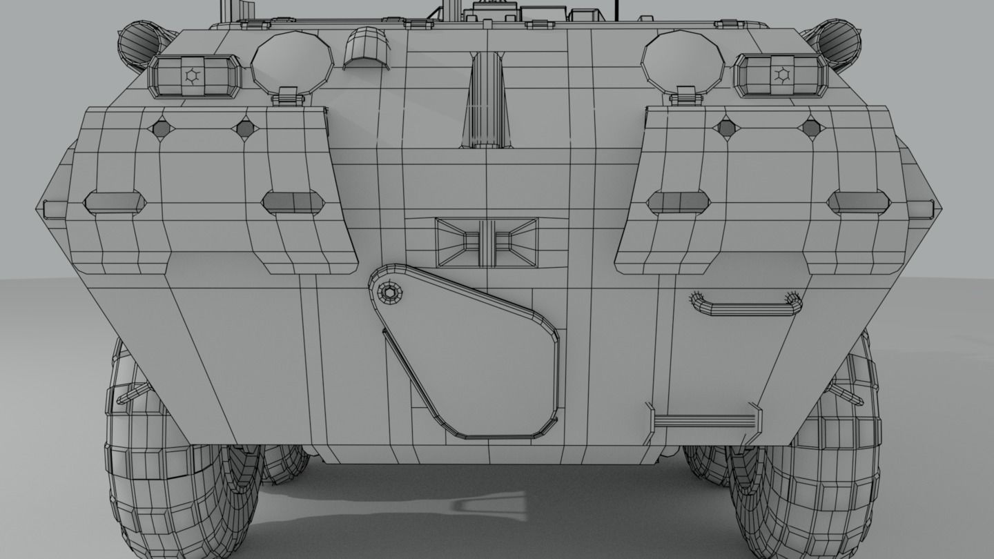 BTR-82 Soviet-Russian APC 3D model_31