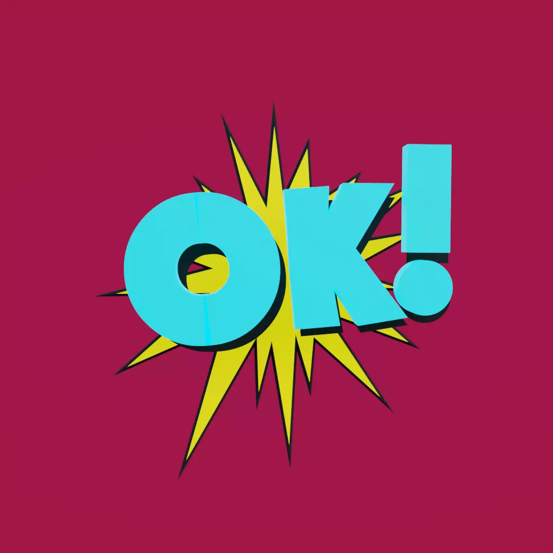 Ok Blue FX for AR animated Low-poly 3D model_0