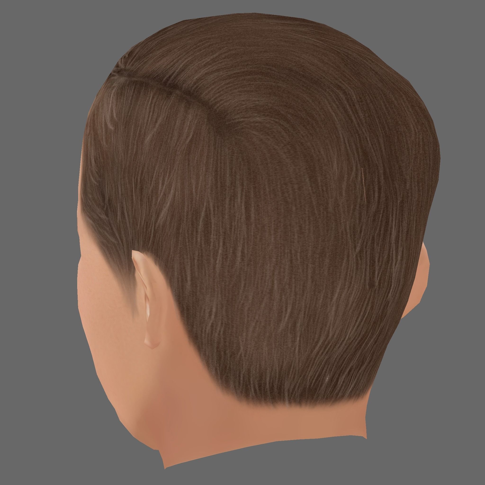 Lucas Hedges Head - Low poly head for game Low-poly Low-poly 3D model_3
