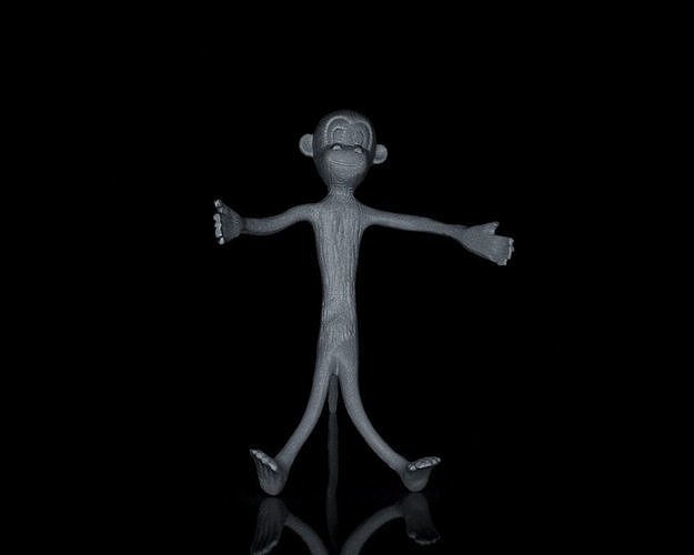 S00046 Monkey phone holder 3dp Free 3D print model