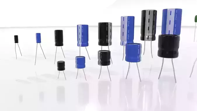 Capacitor 3D model