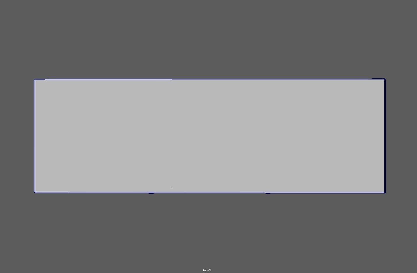 Console Table Low-poly 3D model_12