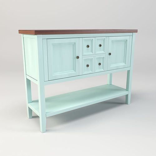 Console Table Low-poly 3D model