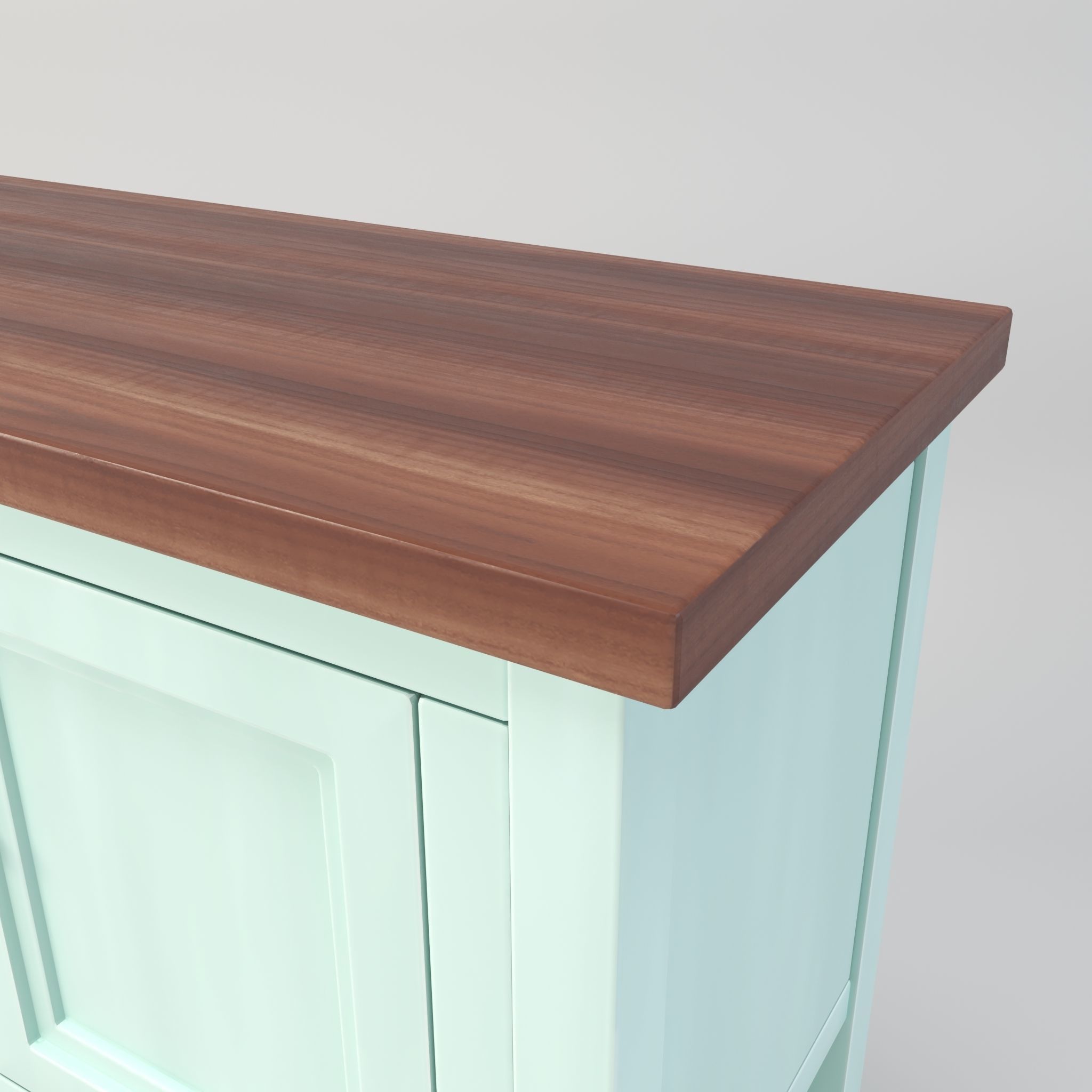 Console Table Low-poly 3D model_4