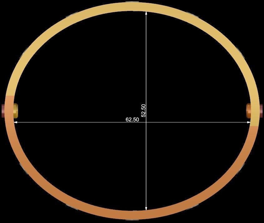 Love Bracelet With Diamonds - Size 19 3D print model_4