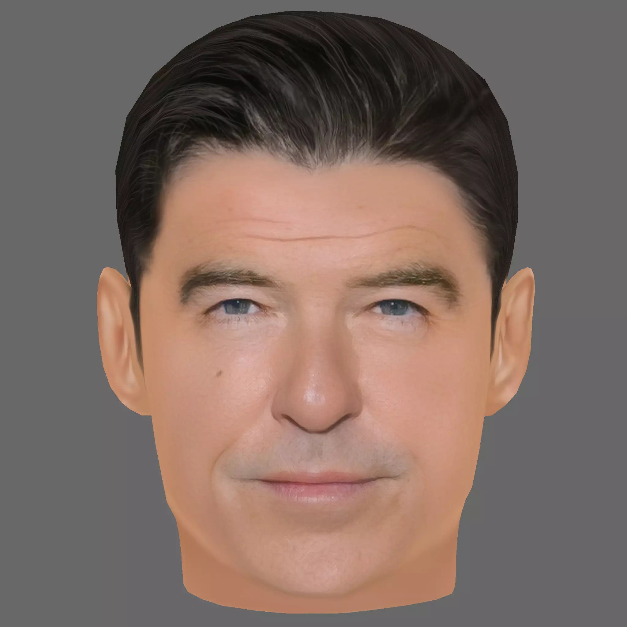Pierce Brosnan Head - Low poly head for game Low-poly Low-poly 3D model