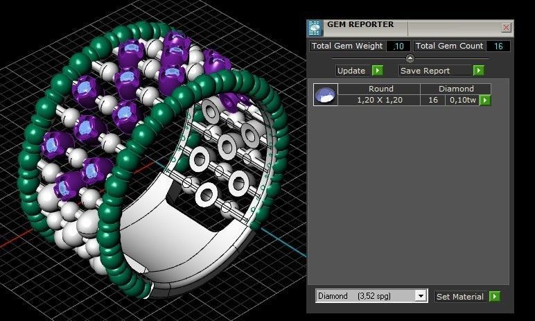 Gabriel ring  3D print model_4